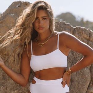 Vici ribbed bikini top